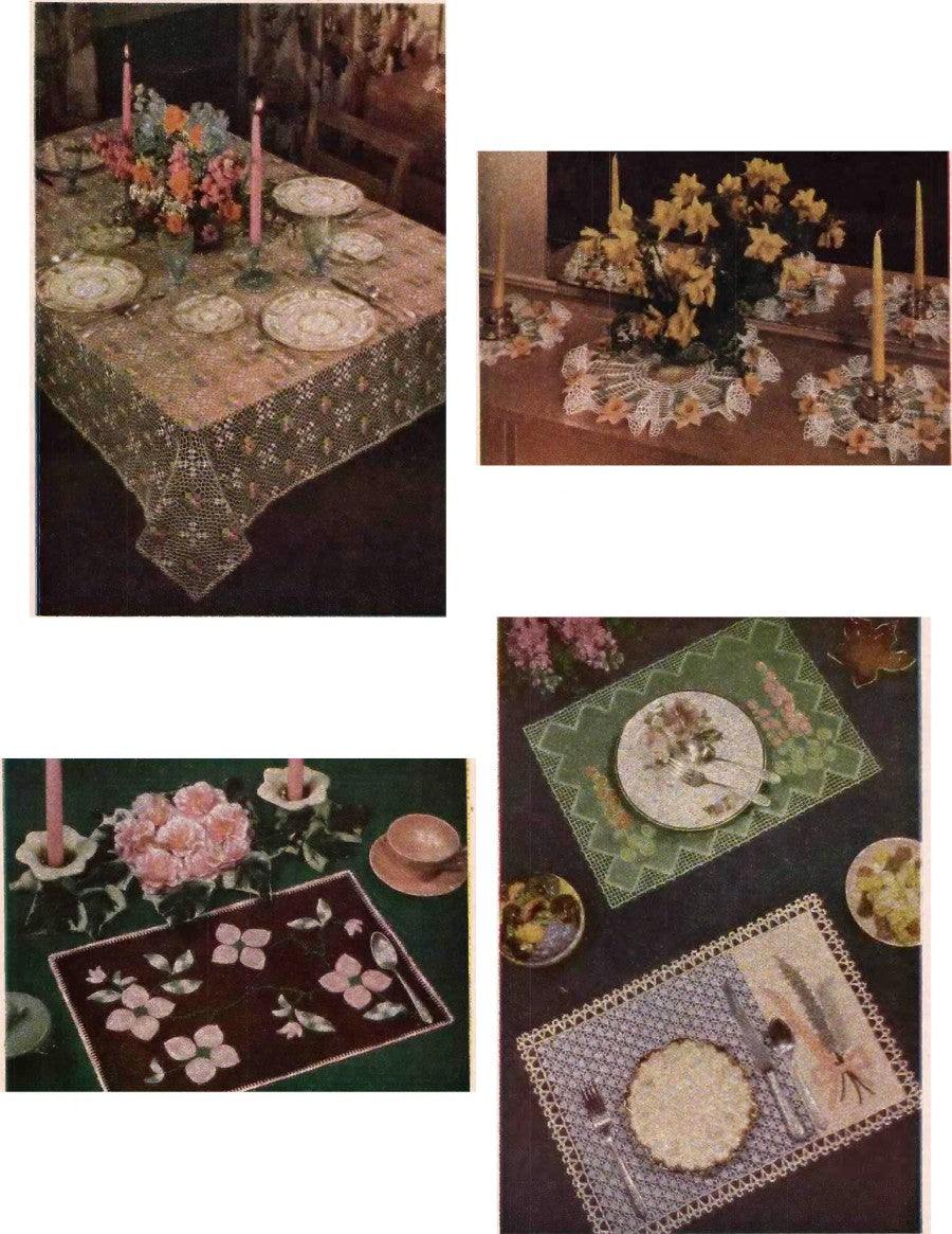 Flower Garden Doilies — Lily Design Book No. 52, 1950
