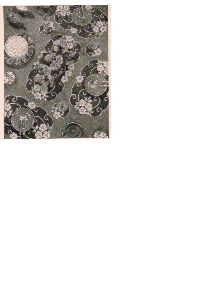 Flower Garden Doilies — Lily Design Book No. 52, 1950