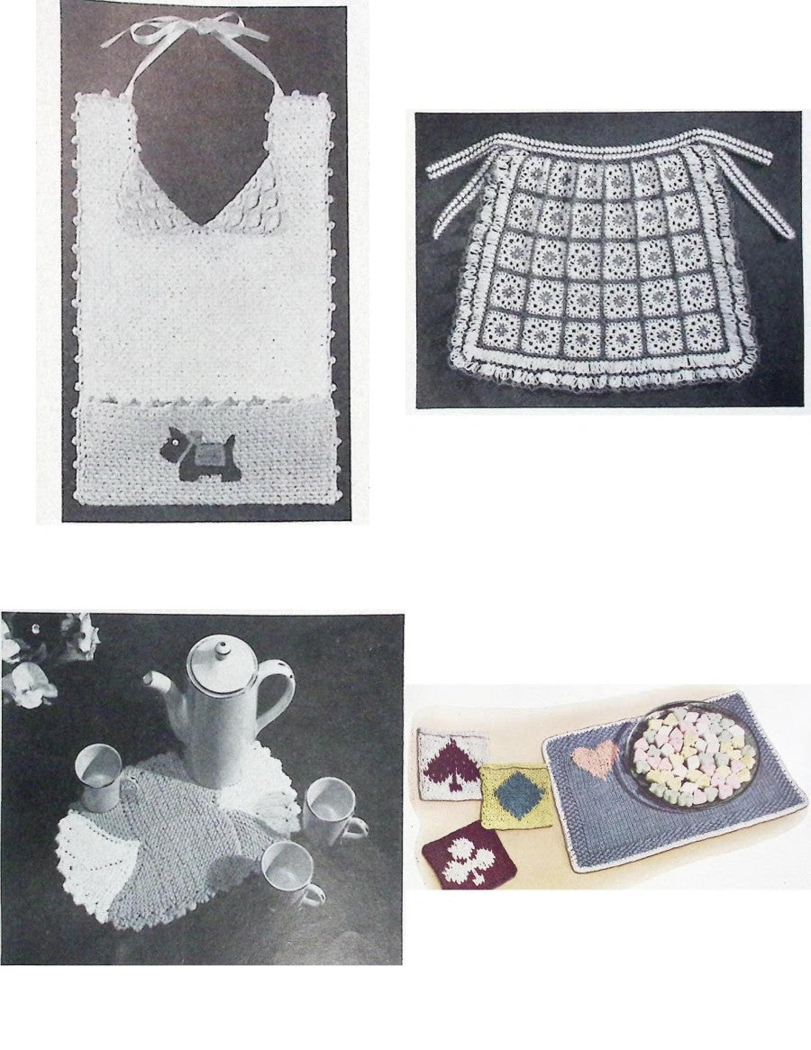 Crocheted or Knitted Kitchen Craft — Lily Design Book No. 53, 1950