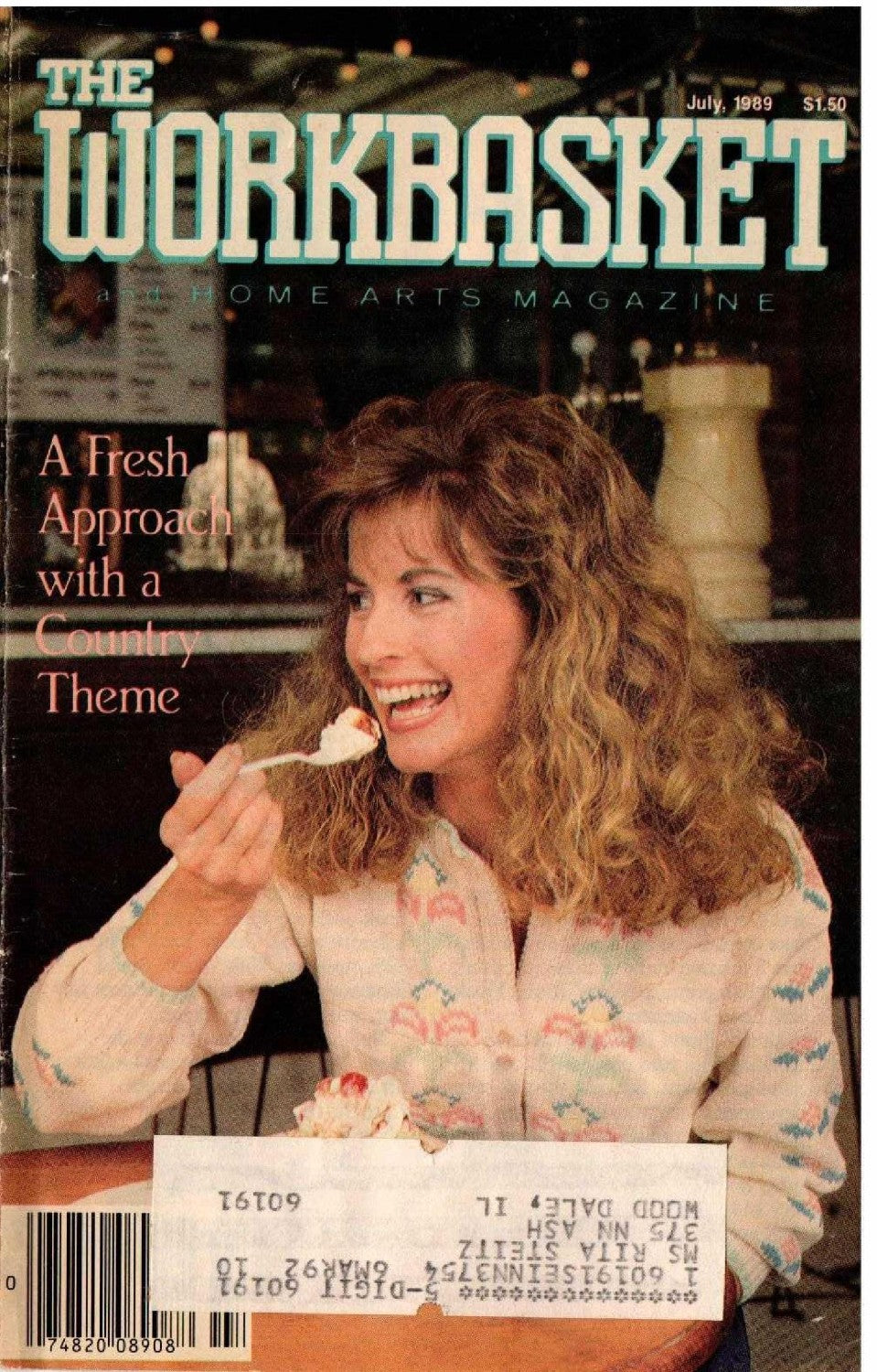 The Workbasket and Home Arts Magazine, June/July 1989 (Volume 54, Number 8)
