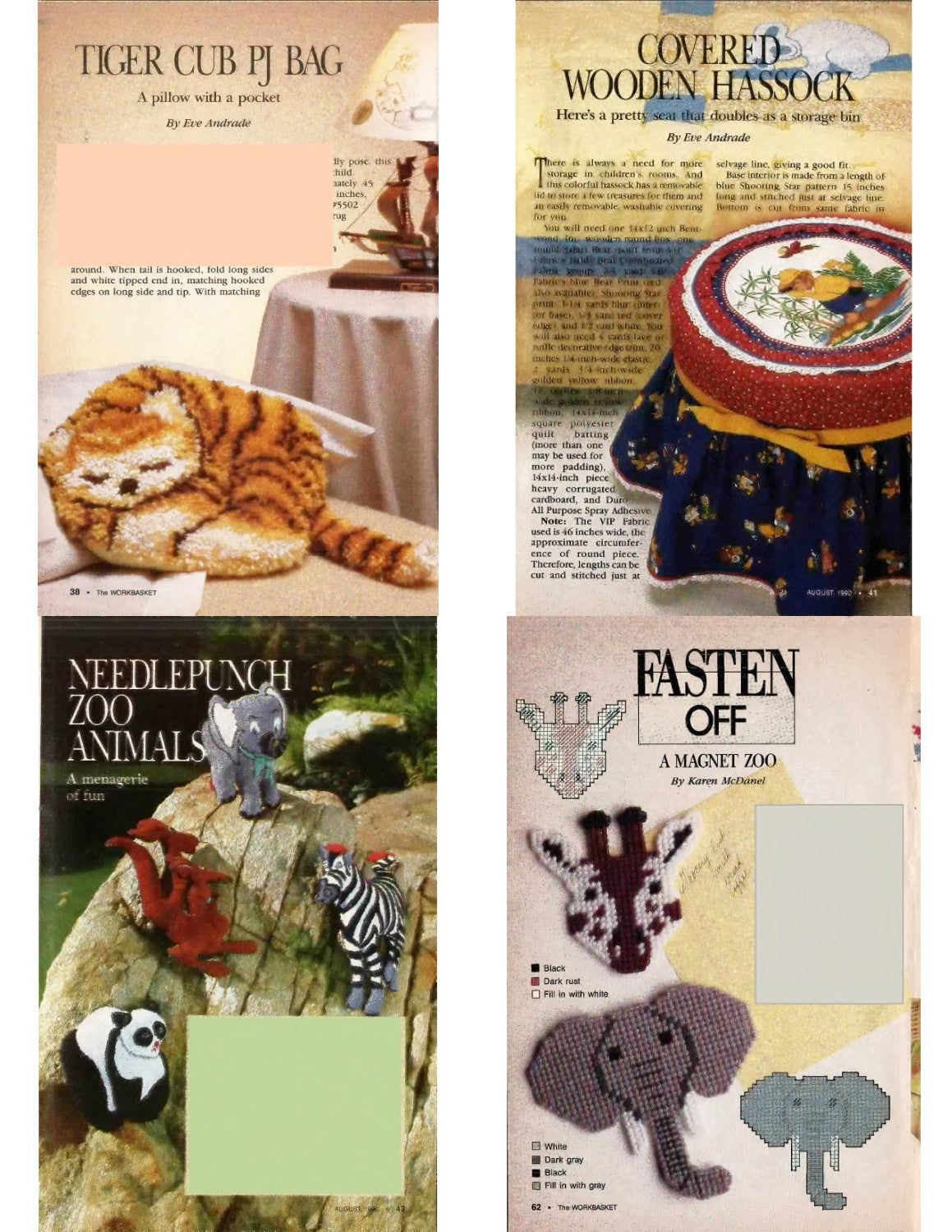 The Workbasket and Home Arts Magazine, August 1990 (Volume 55, Number 9)