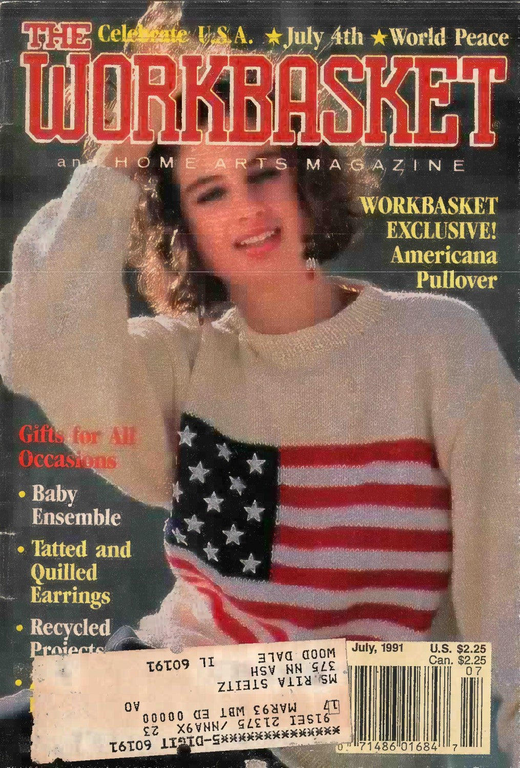 The Workbasket and Home Arts Magazine, June/July 1991 (Volume 56, Number 5)