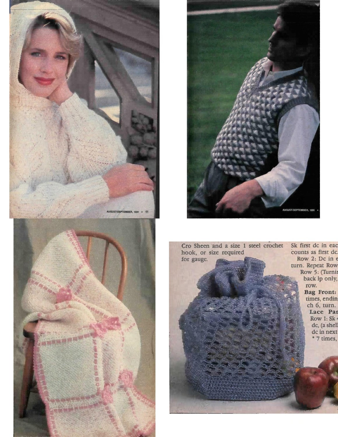 The Workbasket and Home Arts Magazine, August/September 1991 (Volume 56, Number 6)