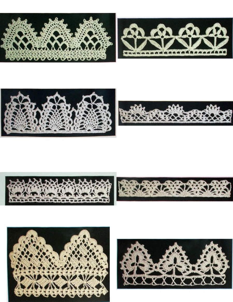 50 Fabulous Thread Crochet Edgings — Leisure Arts #5635, 2014