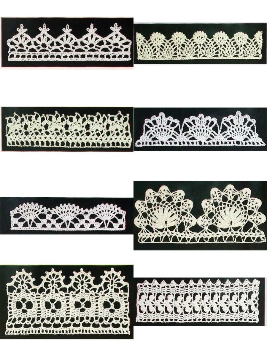 50 Fabulous Thread Crochet Edgings — Leisure Arts #5635, 2014