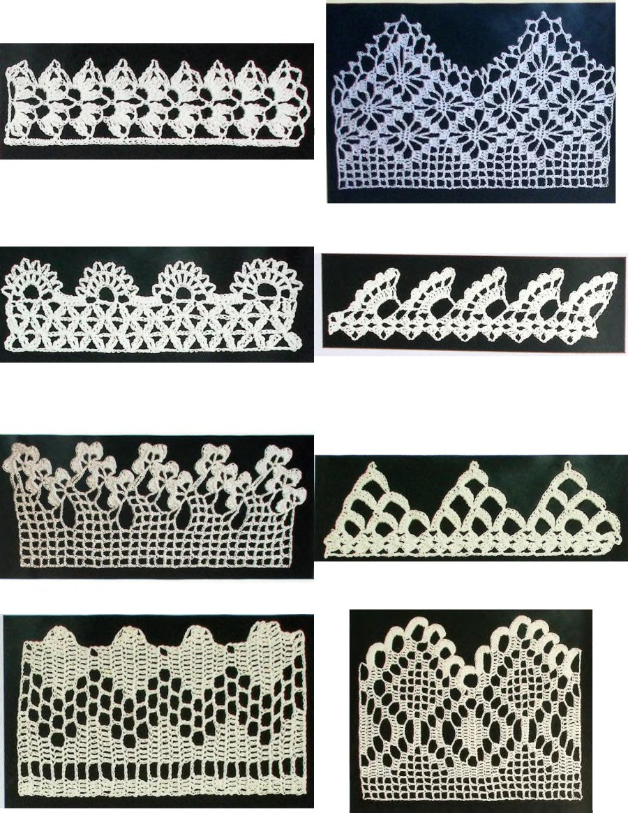 50 Fabulous Thread Crochet Edgings — Leisure Arts #5635, 2014