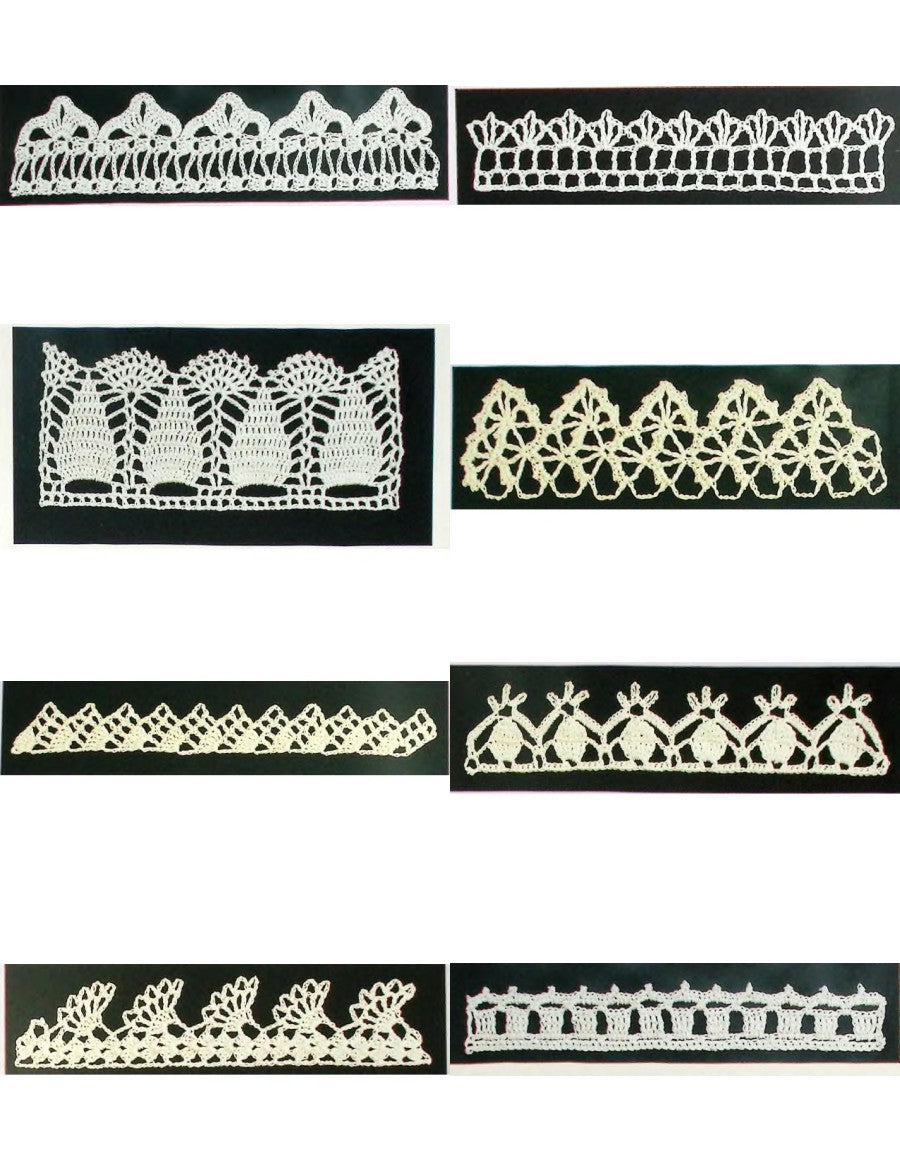 50 Fabulous Thread Crochet Edgings — Leisure Arts #5635, 2014