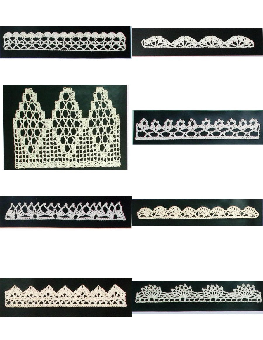 50 Fabulous Thread Crochet Edgings — Leisure Arts #5635, 2014