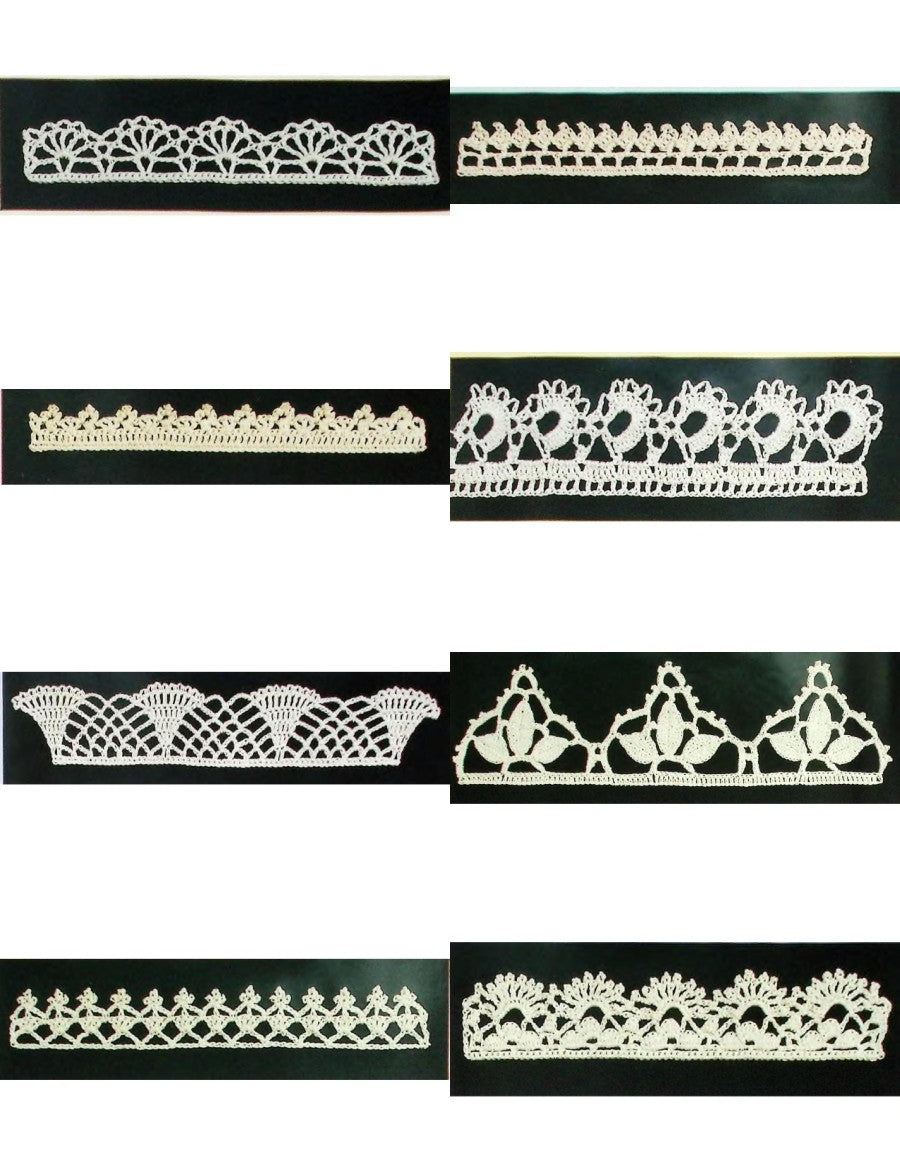 50 Fabulous Thread Crochet Edgings — Leisure Arts #5635, 2014