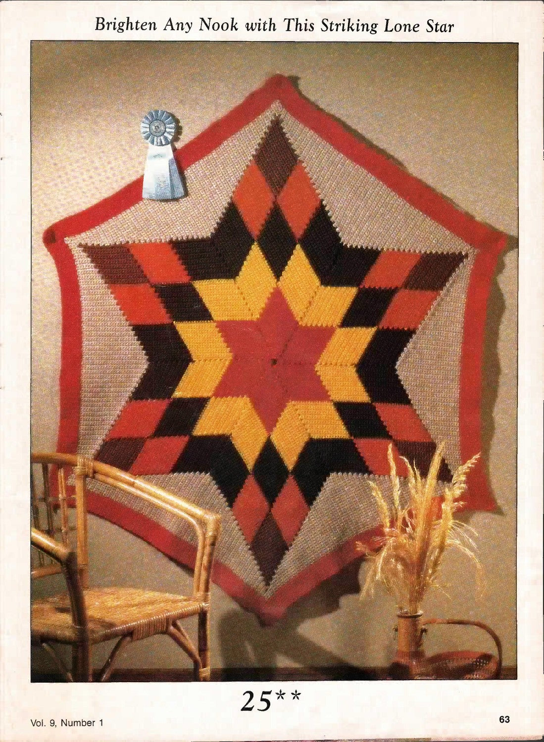 Crochet Fantasy Afghans – 1990’s Best Afghans! 25 Winning Designs You Can Make, January 1990 (Vol. 9 No. 1 / Issue 56)