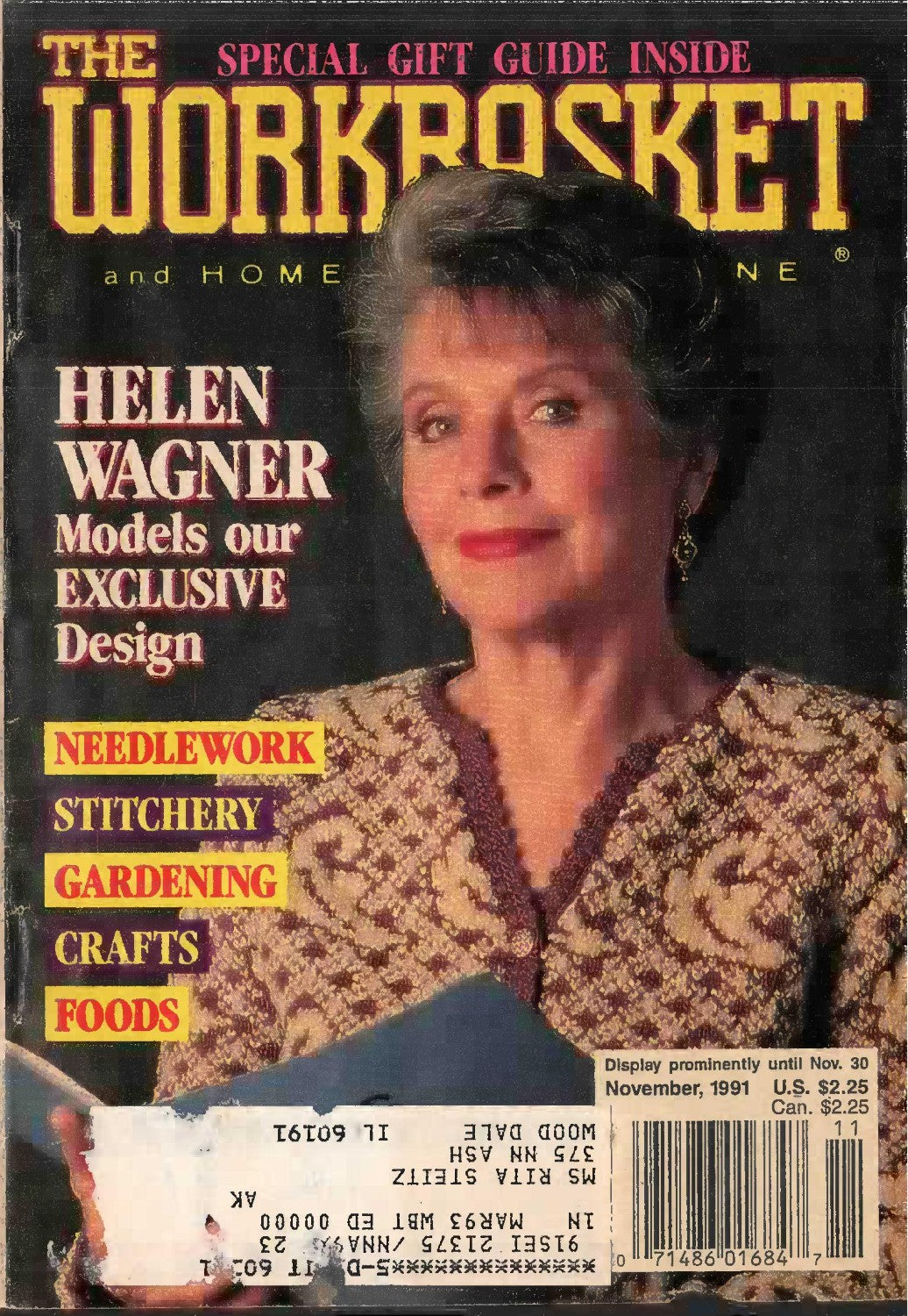 The Workbasket and Home Arts Magazine, October/November 1991 (Volume 57, Number 1)