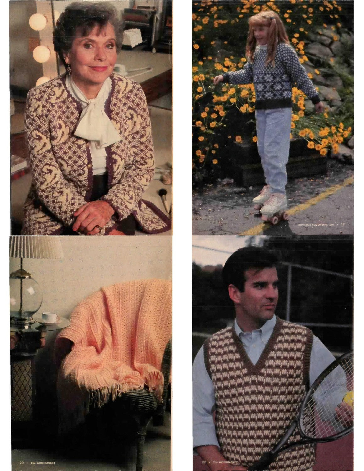 The Workbasket and Home Arts Magazine, October/November 1991 (Volume 57, Number 1)