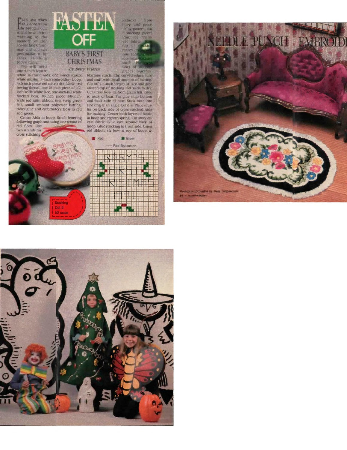 The Workbasket and Home Arts Magazine, October/November 1991 (Volume 57, Number 1)