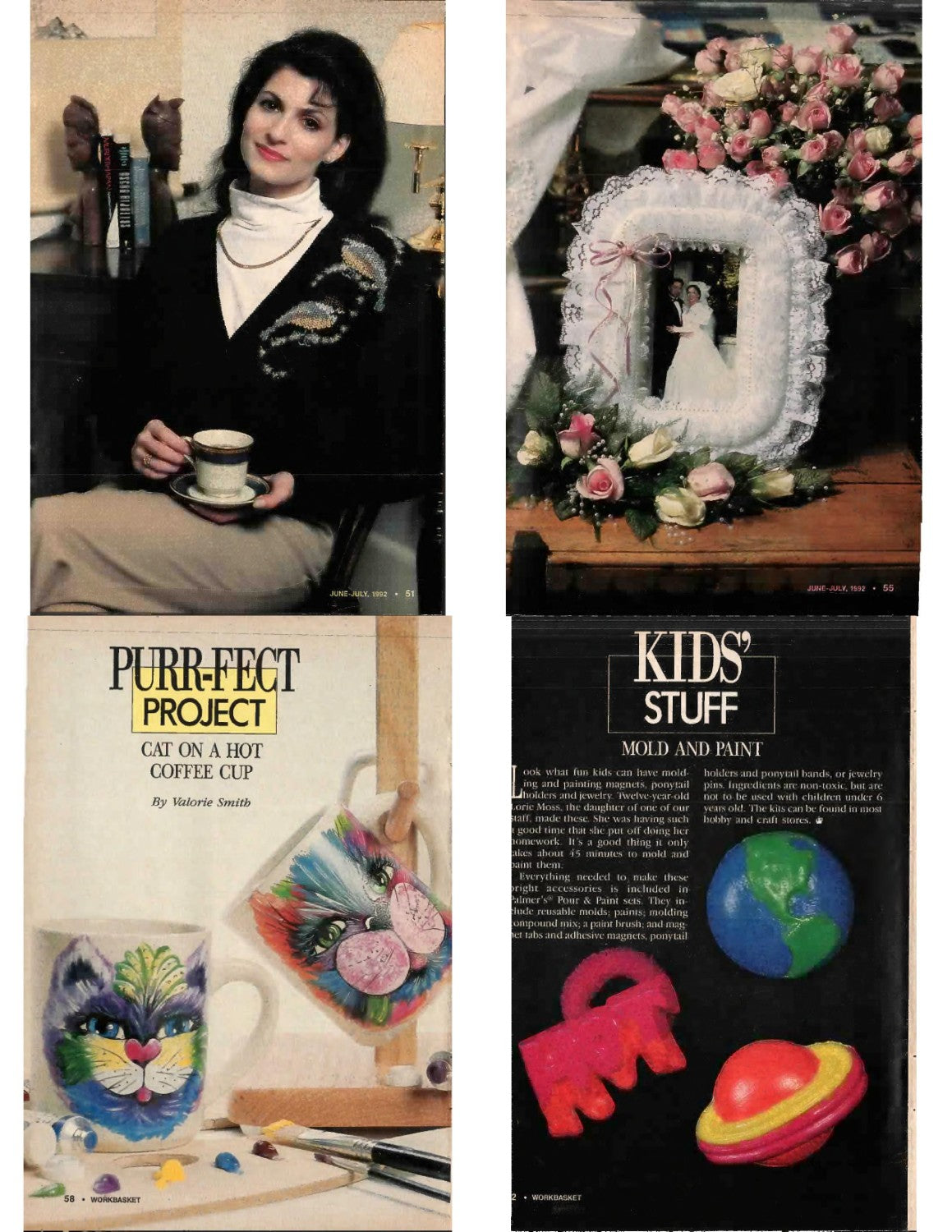The Workbasket and Home Arts Magazine, June/July 1992 (Volume 57, Number 5)