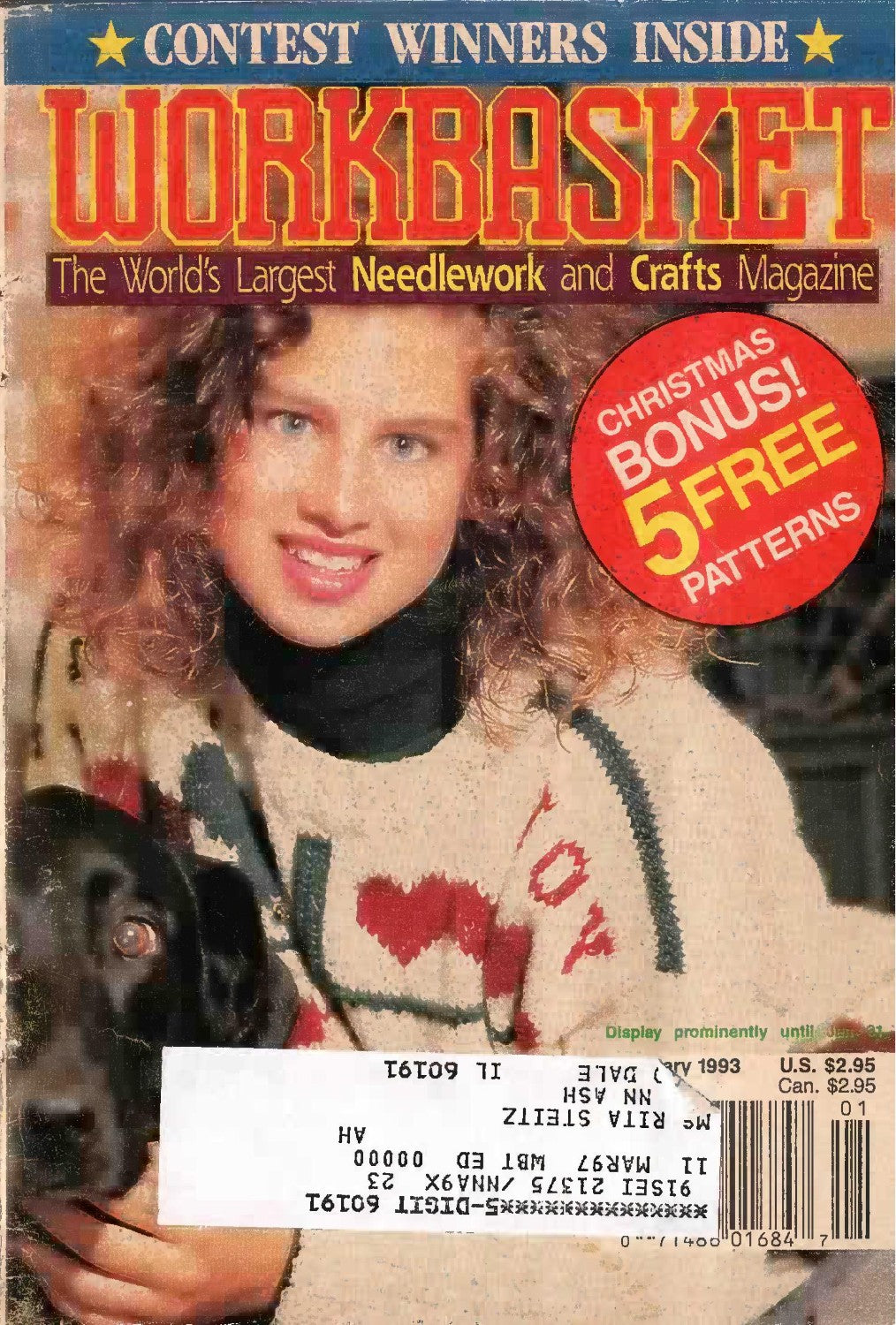 The Workbasket and Home Arts Magazine, December/January 1993 (Volume 58, Number 2)