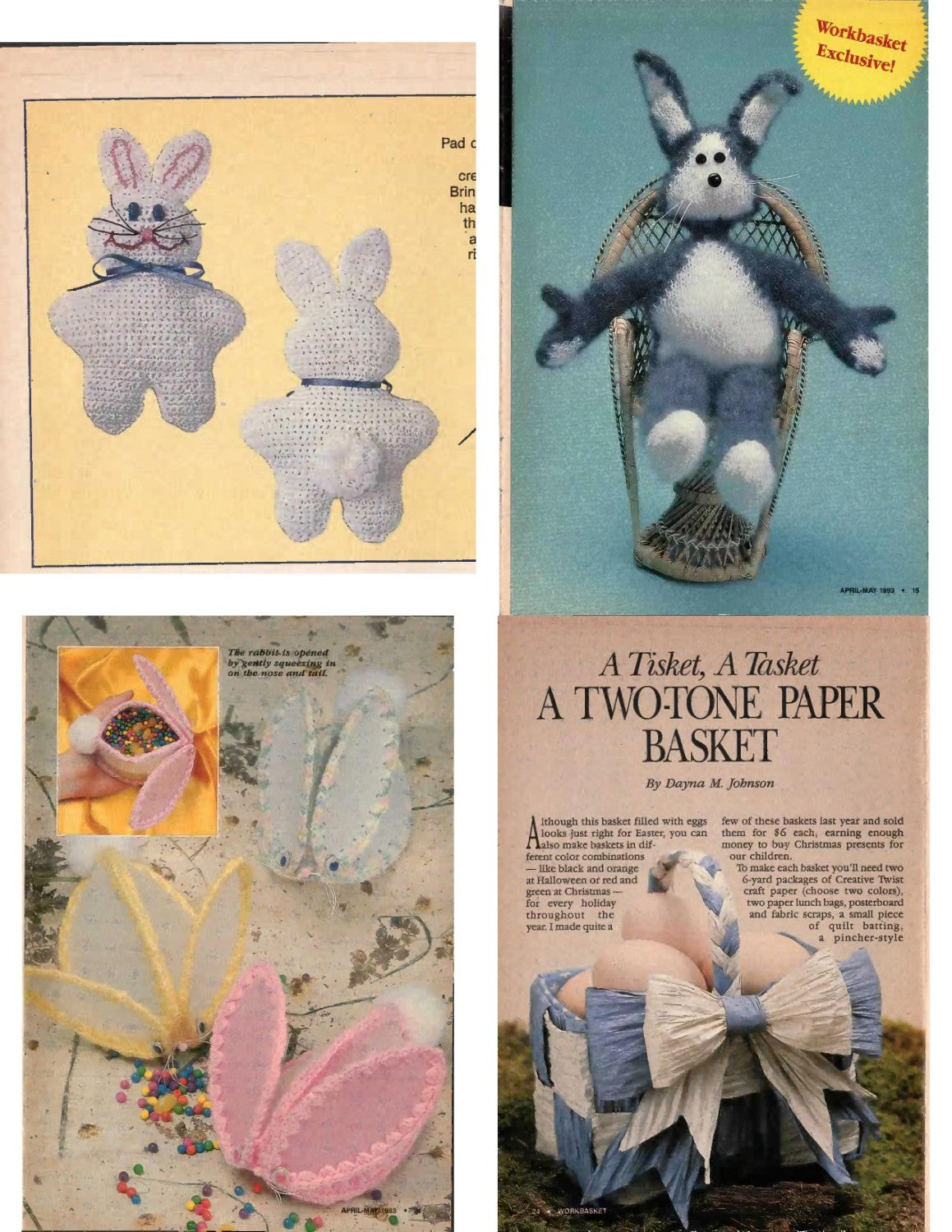 The Workbasket and Home Arts Magazine, April/May 1993 (Volume 58, Number 4)