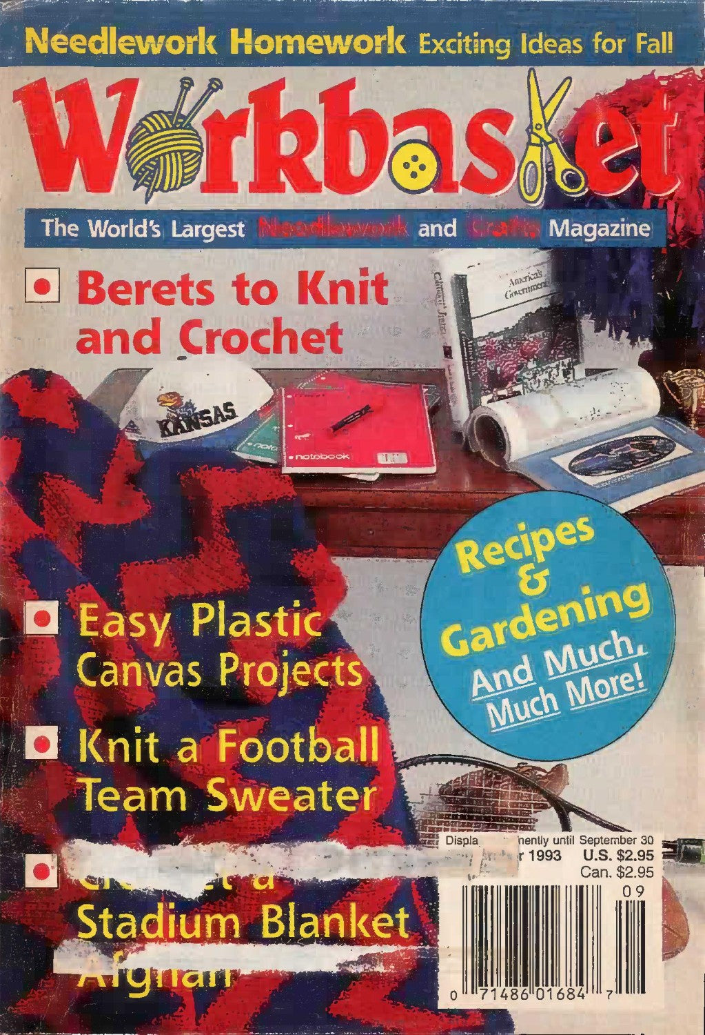 The Workbasket and Home Arts Magazine, August/September 1993 (Volume 58, Number 6)