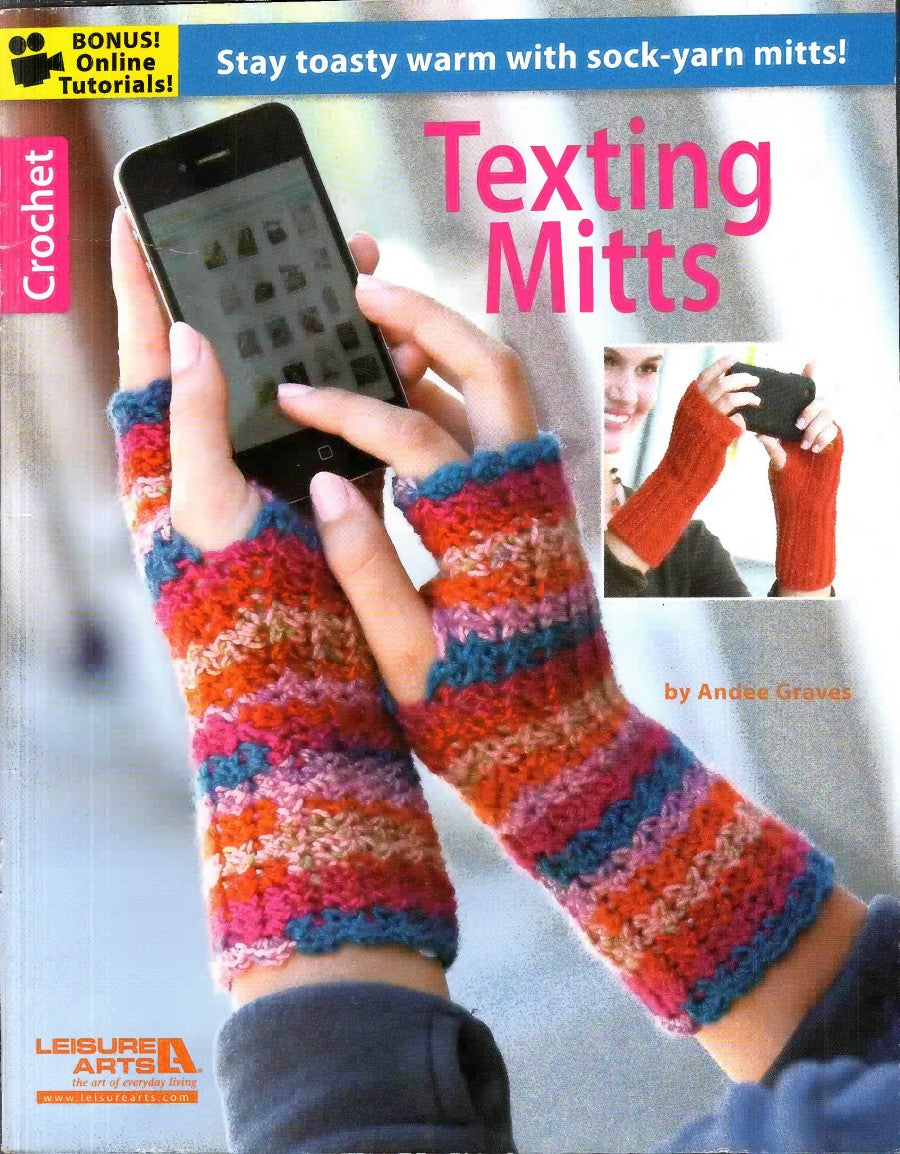 Texting Mitts — Leisure Arts Leaflet 5938, 2013