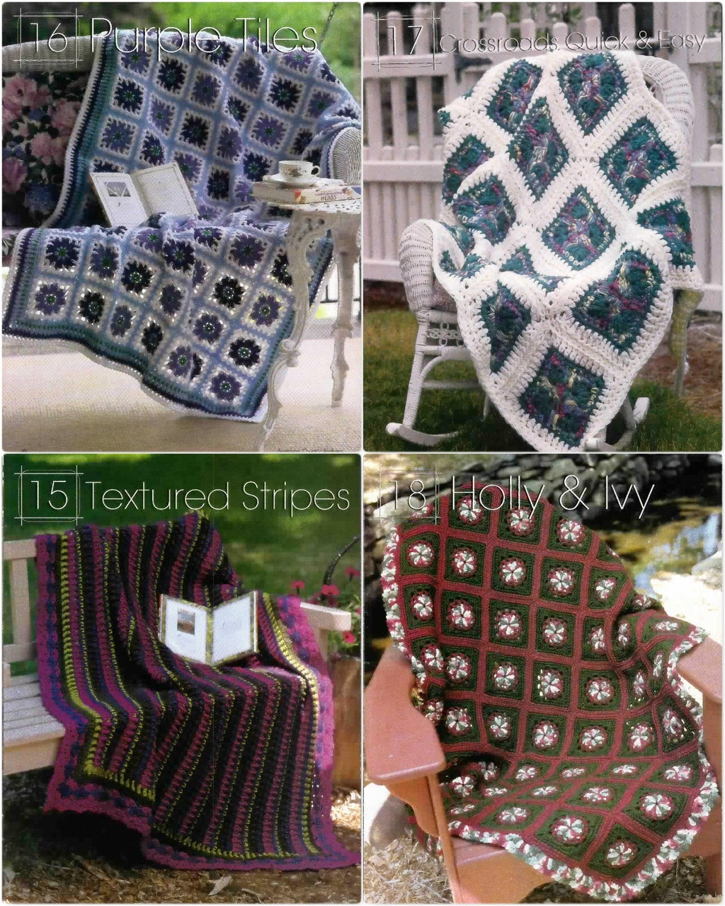 American Country Afghans (Crochet Fantasy Presents...), Winter 1999 (Number 135)