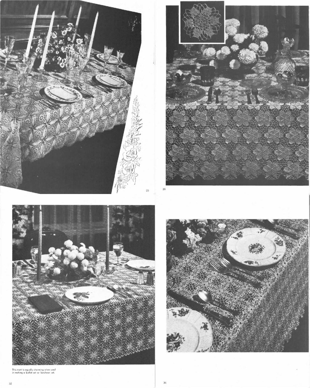 Favorite Crocheted Tablecloth Designs, Edited by Rita Weiss (Dover Needlework Series), 1985