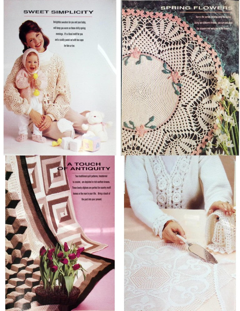 Crochet Patterns by Herrschners, Vol. 6 No. 2 — April 1992
