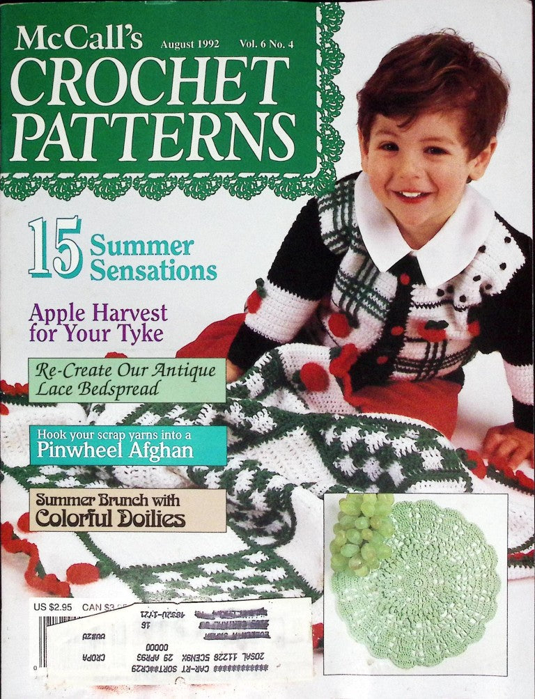 McCall’s Crochet Patterns, Vol. 6 No. 4 — August 1992