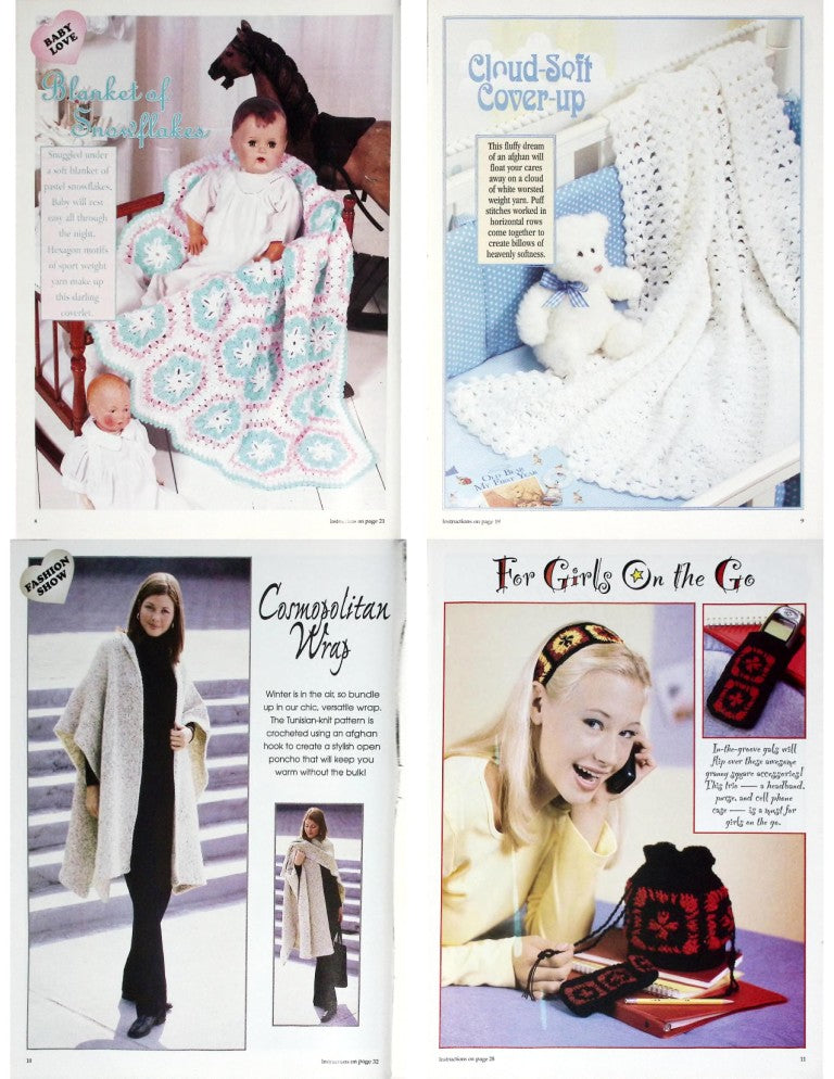 Crochet with Red Heart (Crochet With Heart), December 2001 — Vol. 6 No. 5