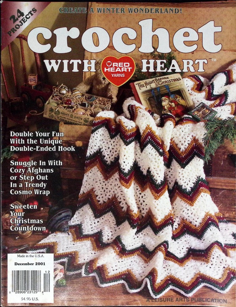 Crochet with Red Heart (Crochet With Heart), December 2001 — Vol. 6 No. 5