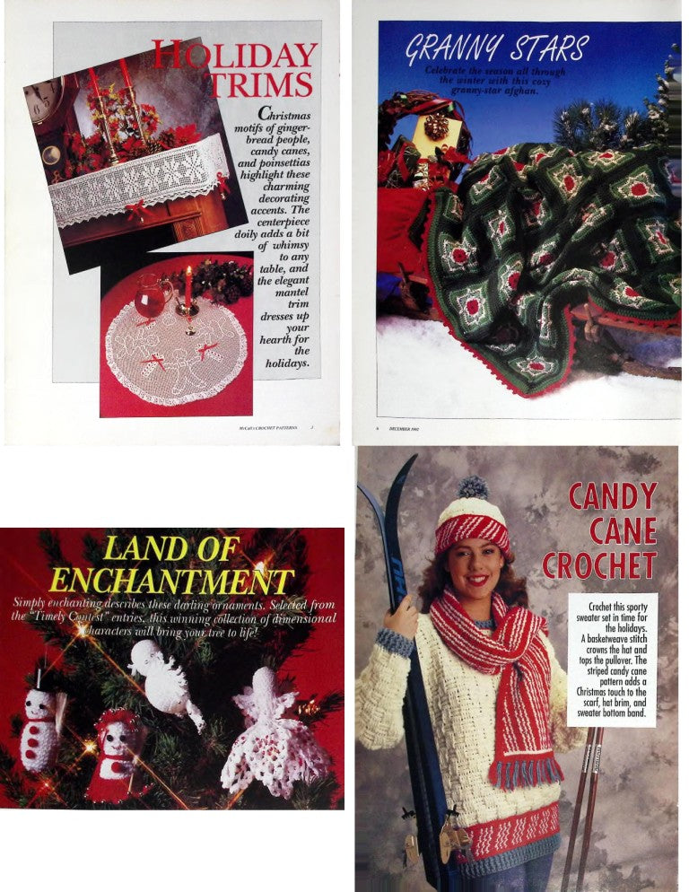 McCall’s Crochet Patterns, Vol. 6 No. 6 — December 1992