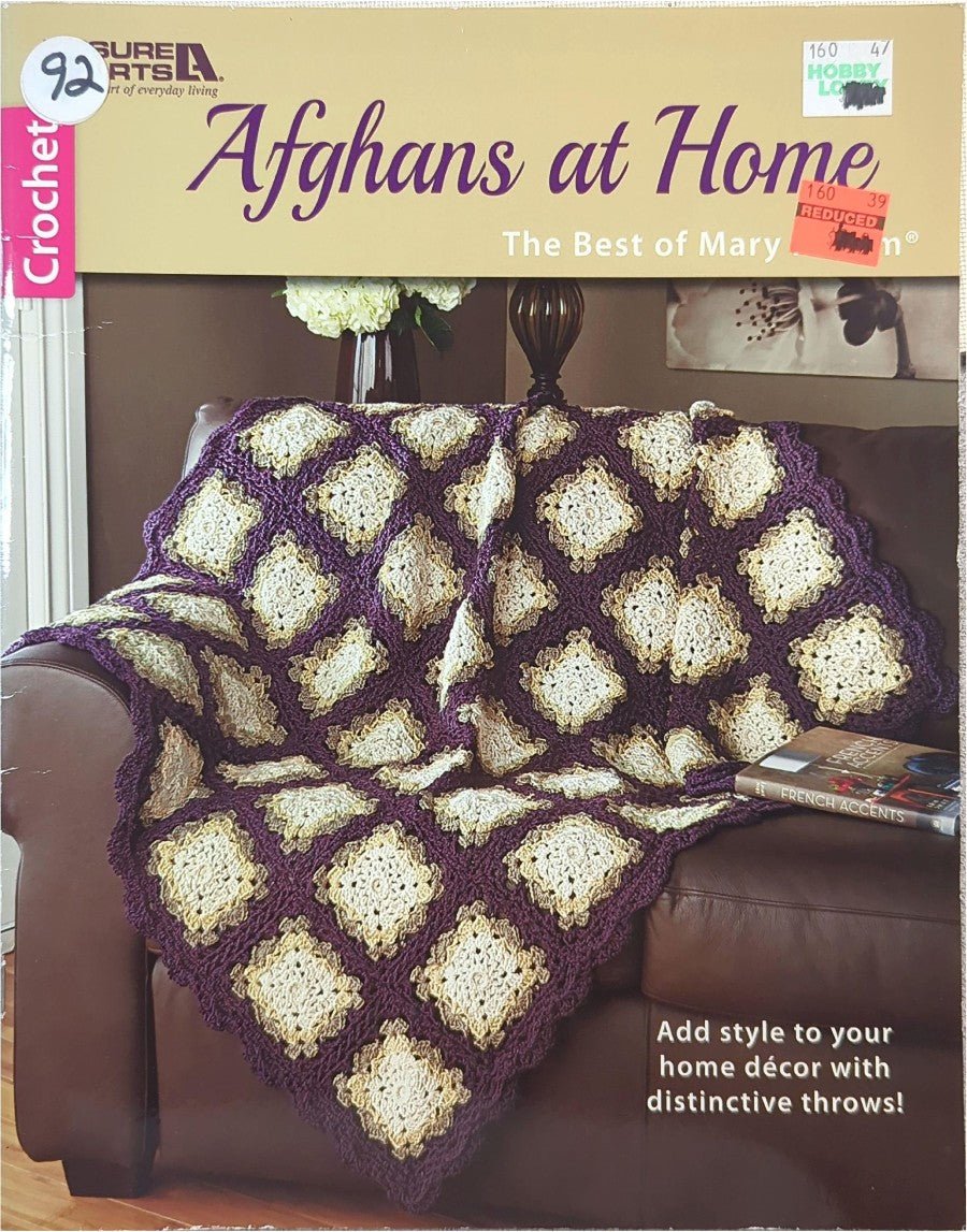 Afghans at Home: The Best of Mary Maxim — Leisure Arts 6791, 2016