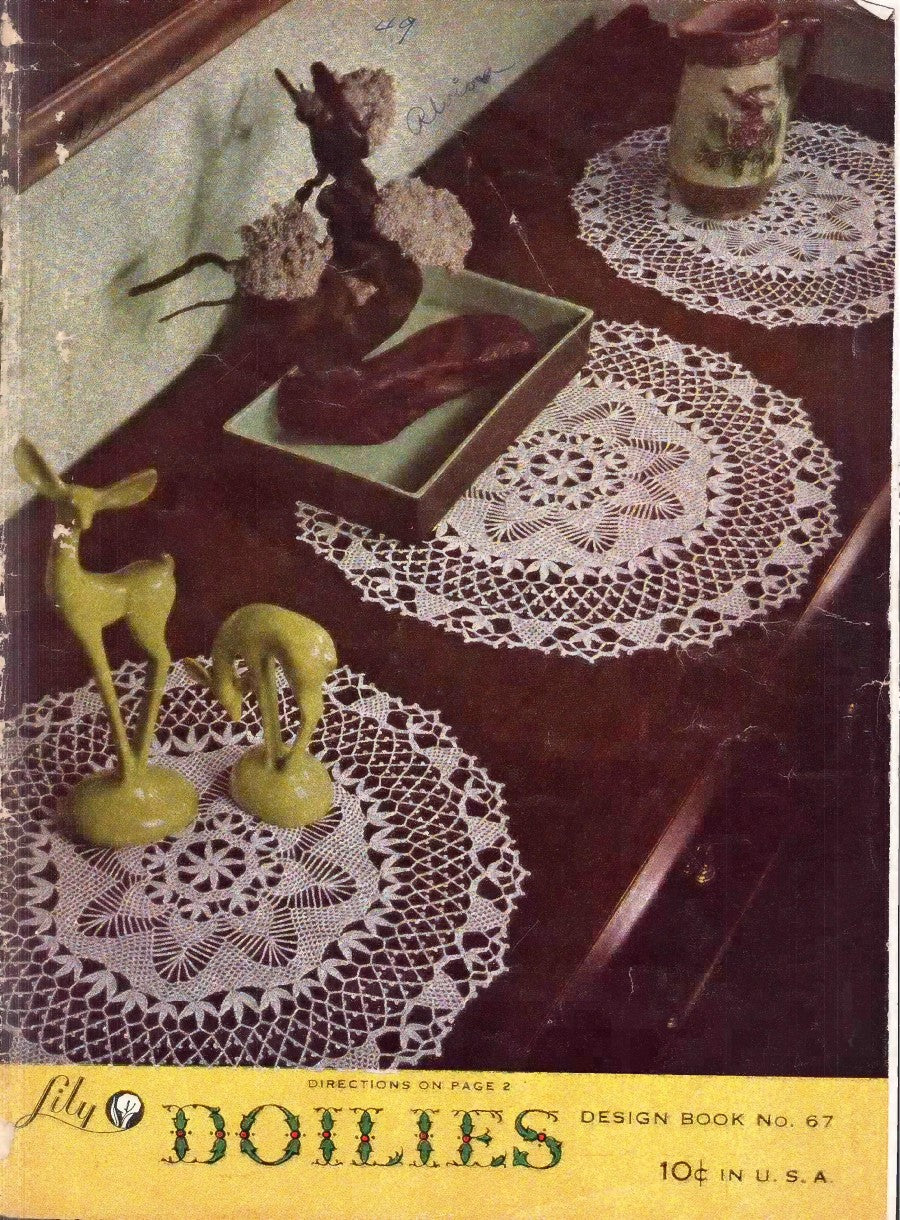 Doilies — Lily Design Book No. 67, 1952