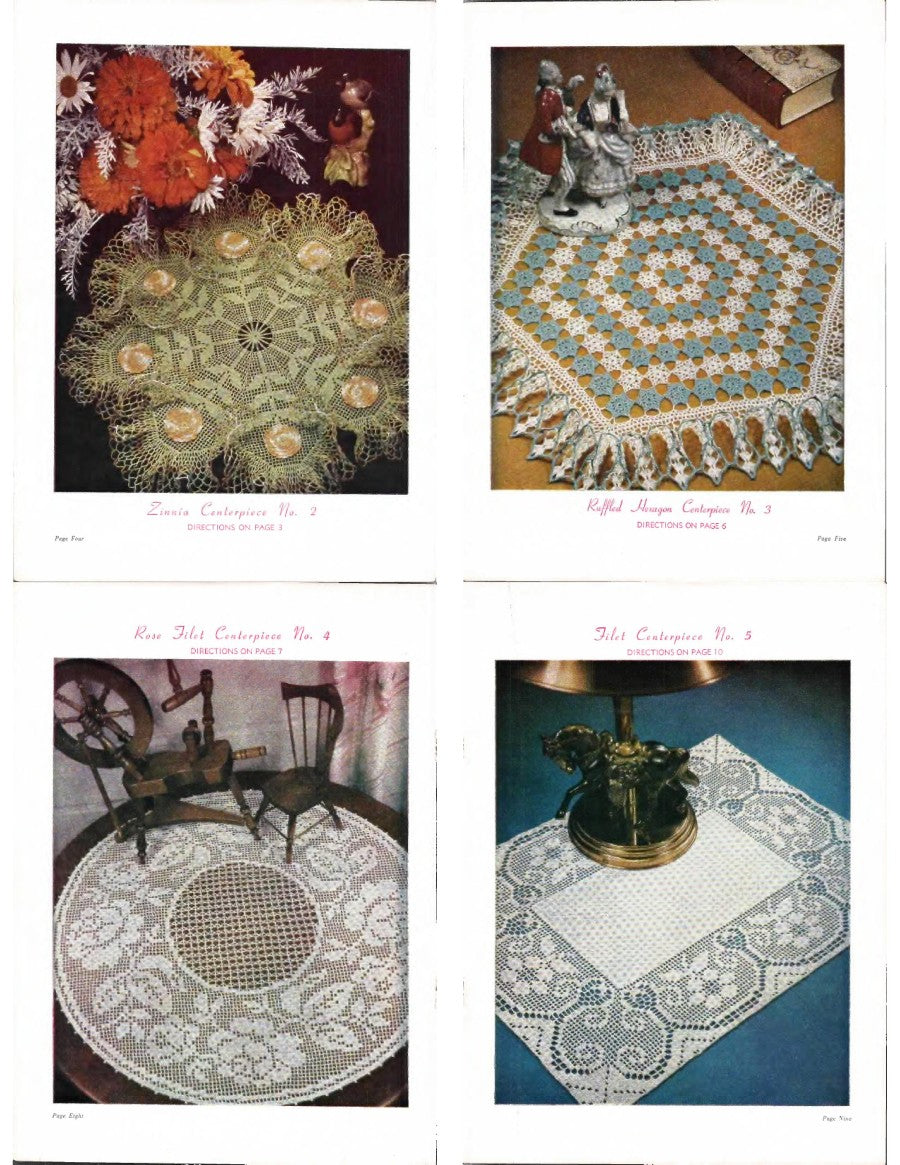 Doilies — Lily Design Book No. 67, 1952