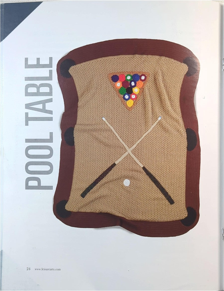 Sportacular Afghans — Leisure Arts 6828, 2017