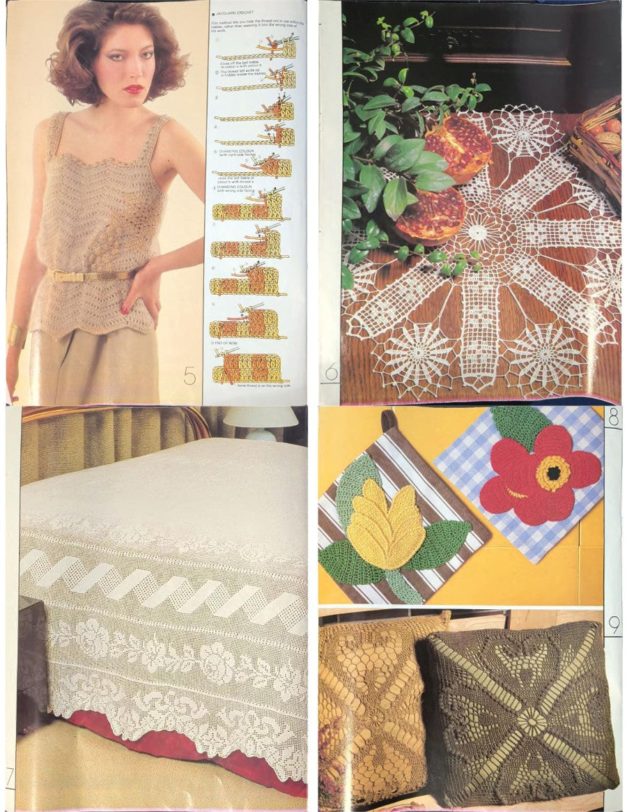 Crochet Monthly Number 69 — Les Éditions de Saxe, 1985