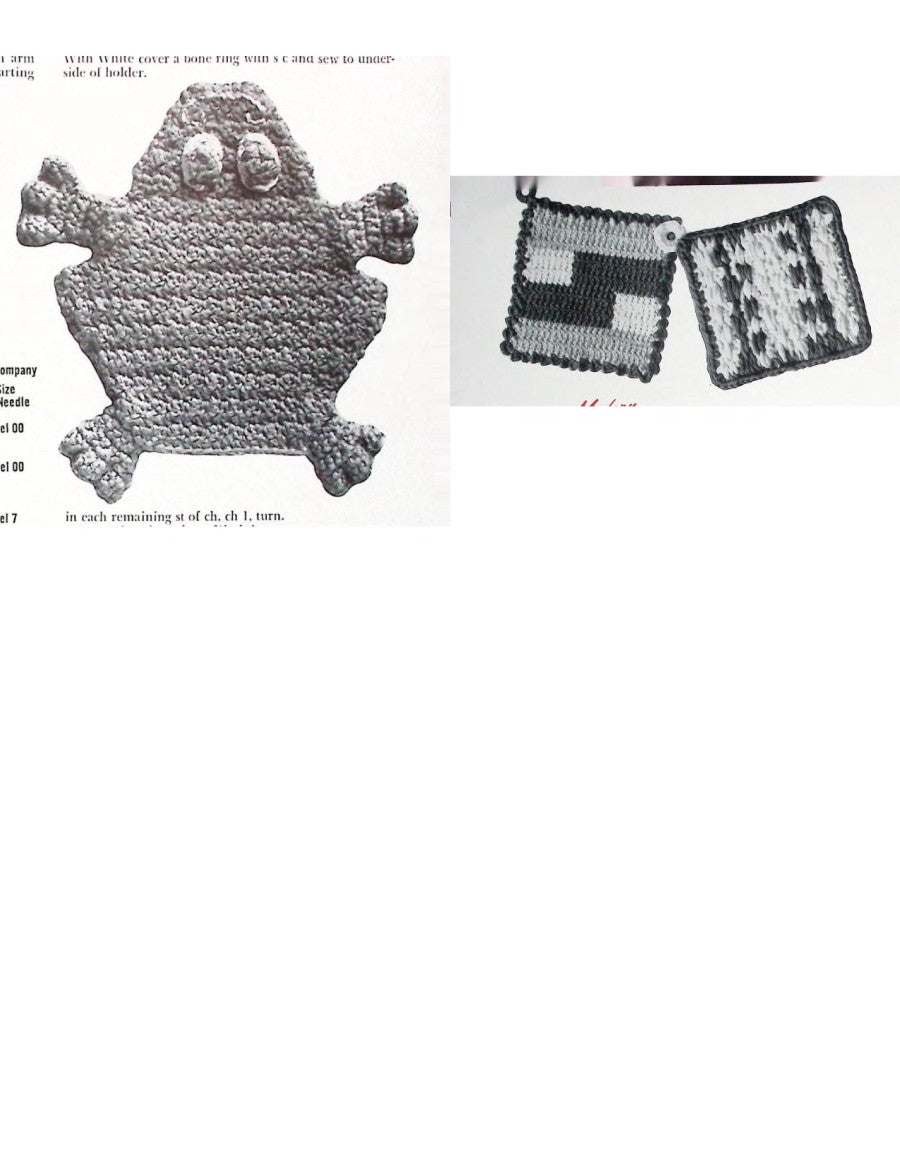 Pocket Potholders — American Thread Star Book No. 69, 1950