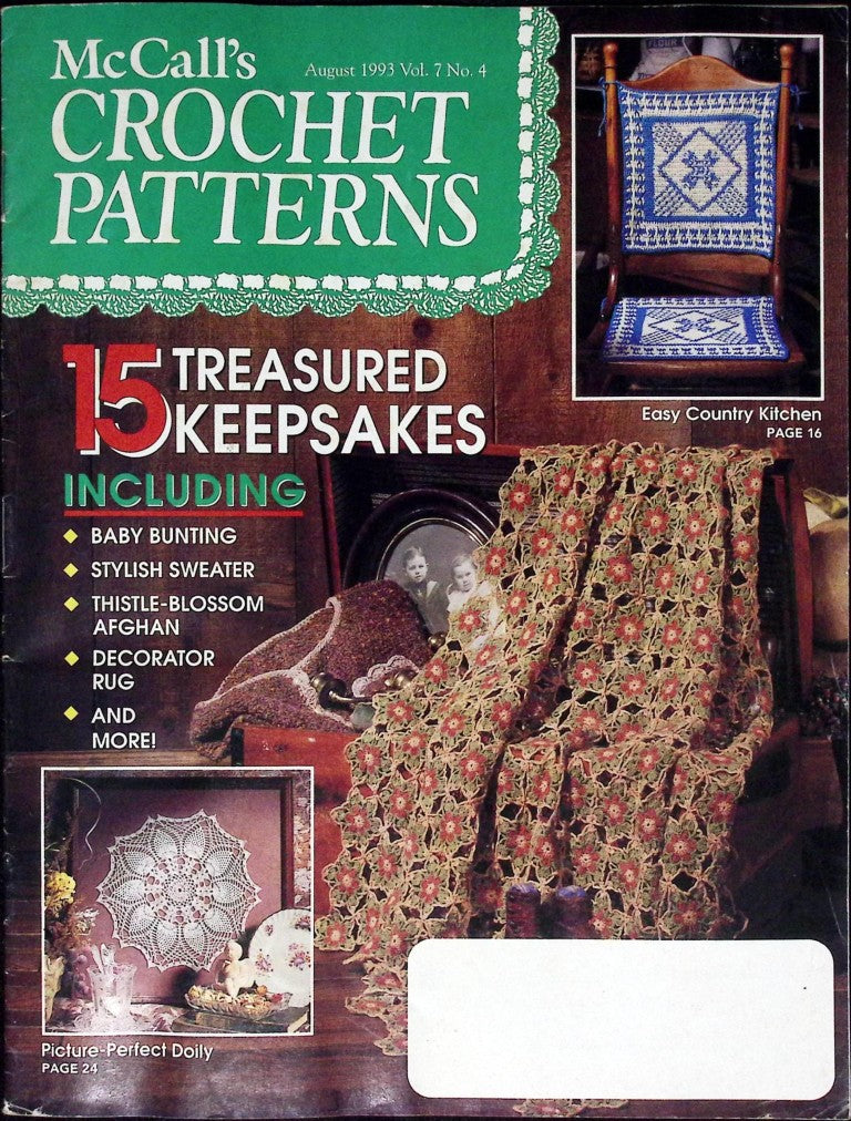 McCall’s Crochet Patterns, Vol. 7 No. 4 — August 1993
