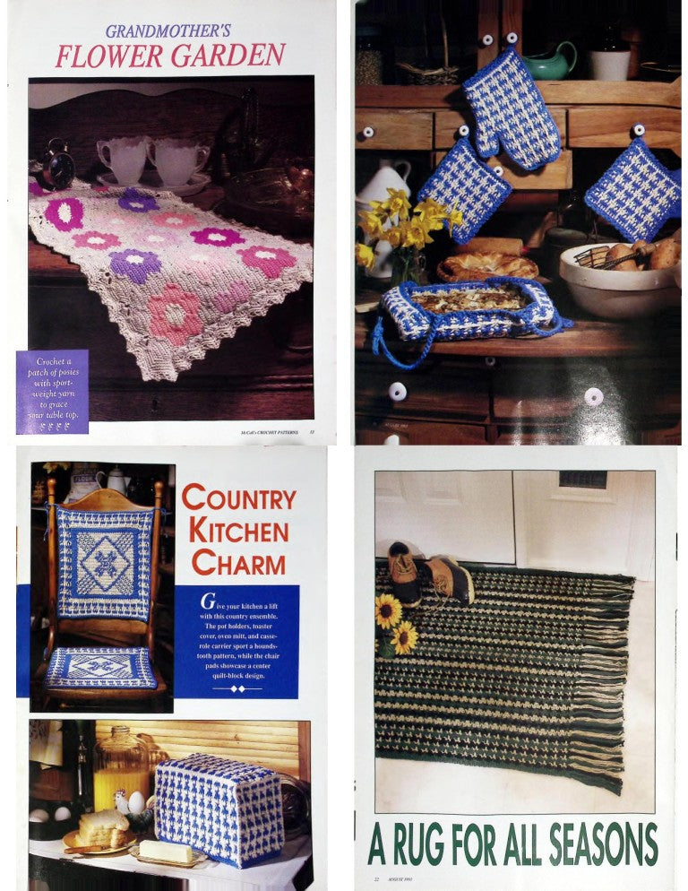 McCall’s Crochet Patterns, Vol. 7 No. 4 — August 1993