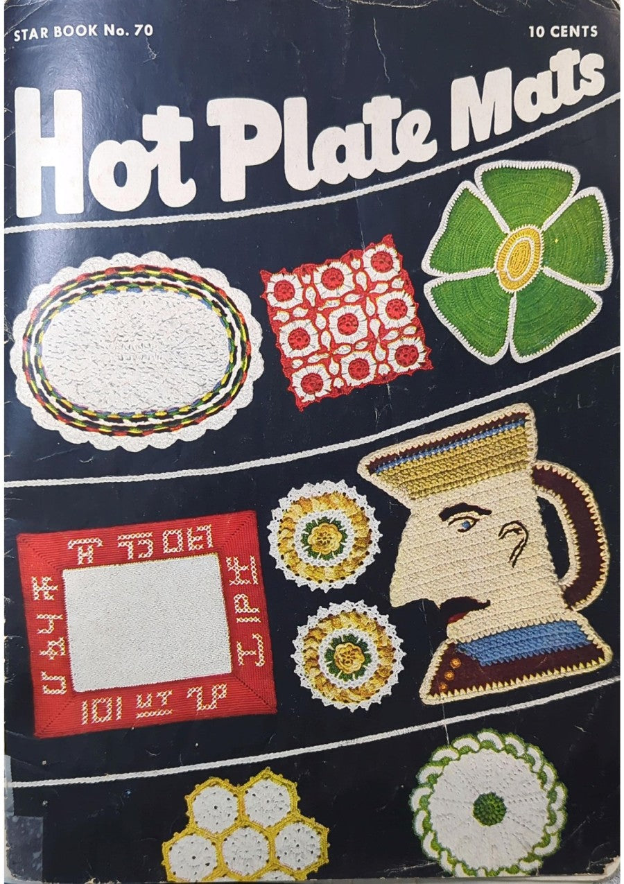 Hot Plate Mats — American Thread Star Book No. 70, 1950