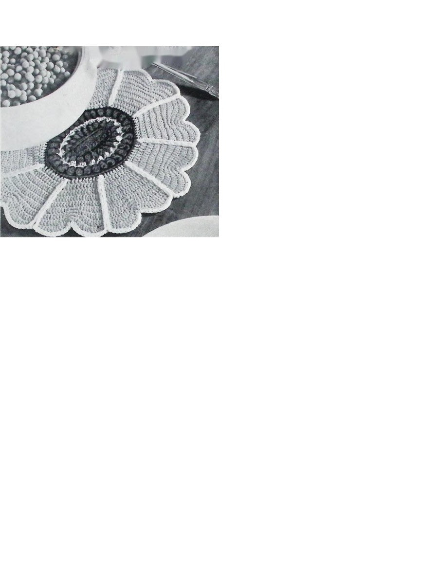 Hot Plate Mats — American Thread Star Book No. 70, 1950