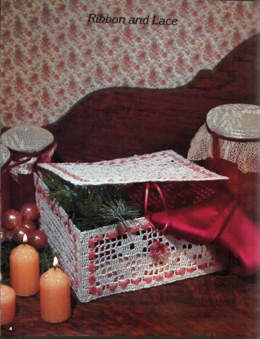 Victorian Christmas Crochet — Plaid #7685, 1983