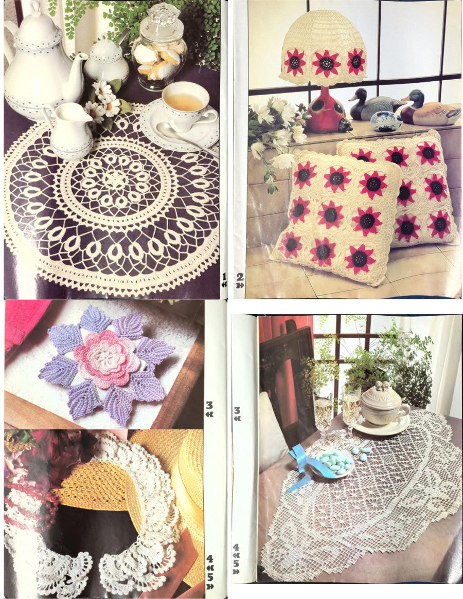 Crochet Monthly Number 77 — Les Éditions de Saxe, 1986