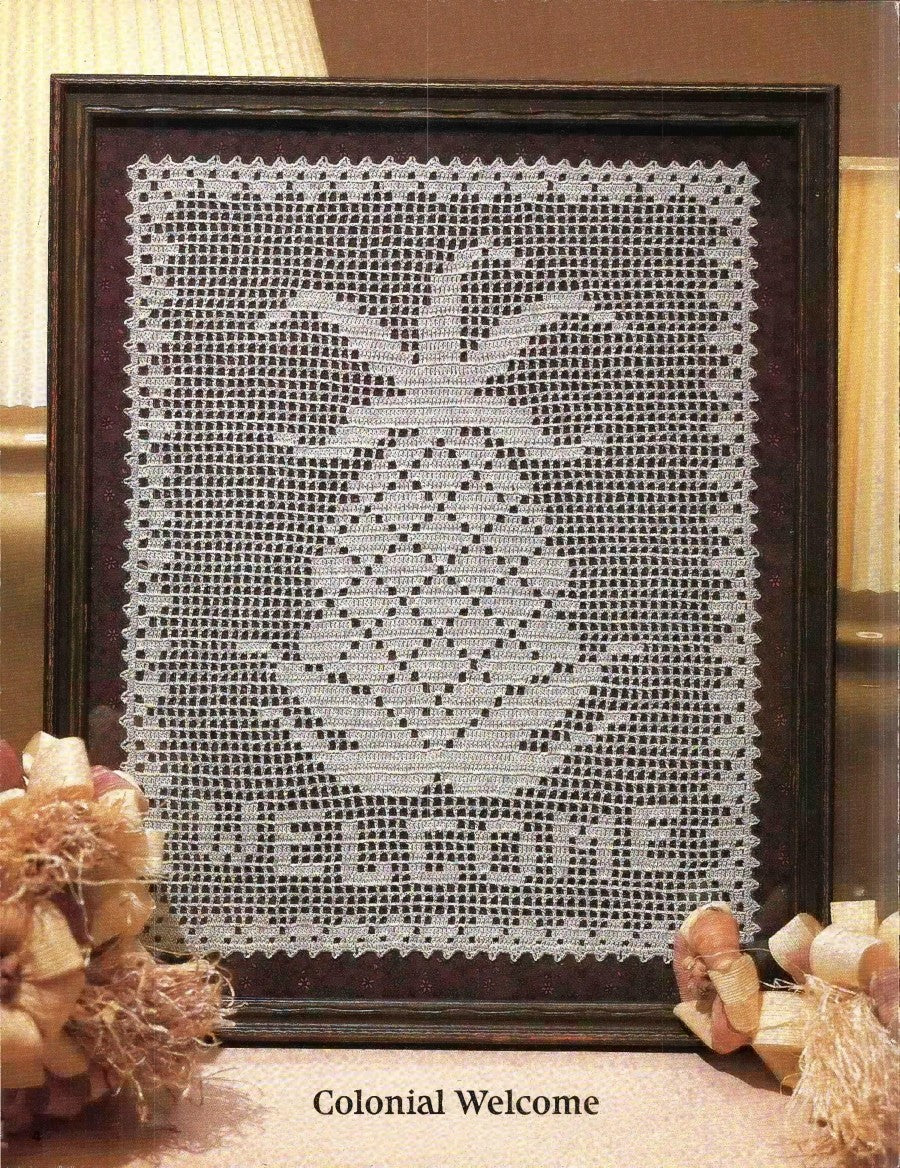 Say It With Filet Crochet #7842 (1984)