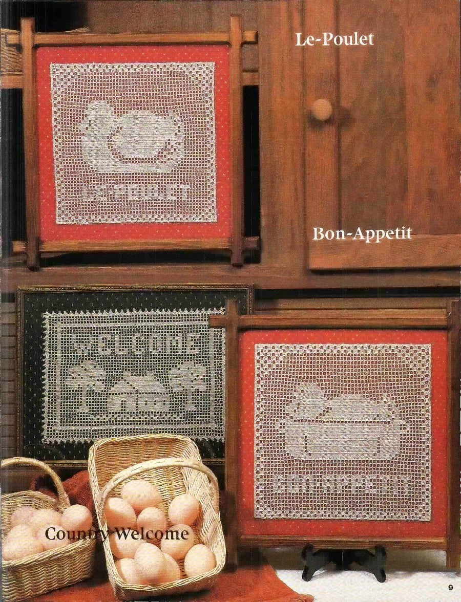 Say It With Filet Crochet #7842 (1984)