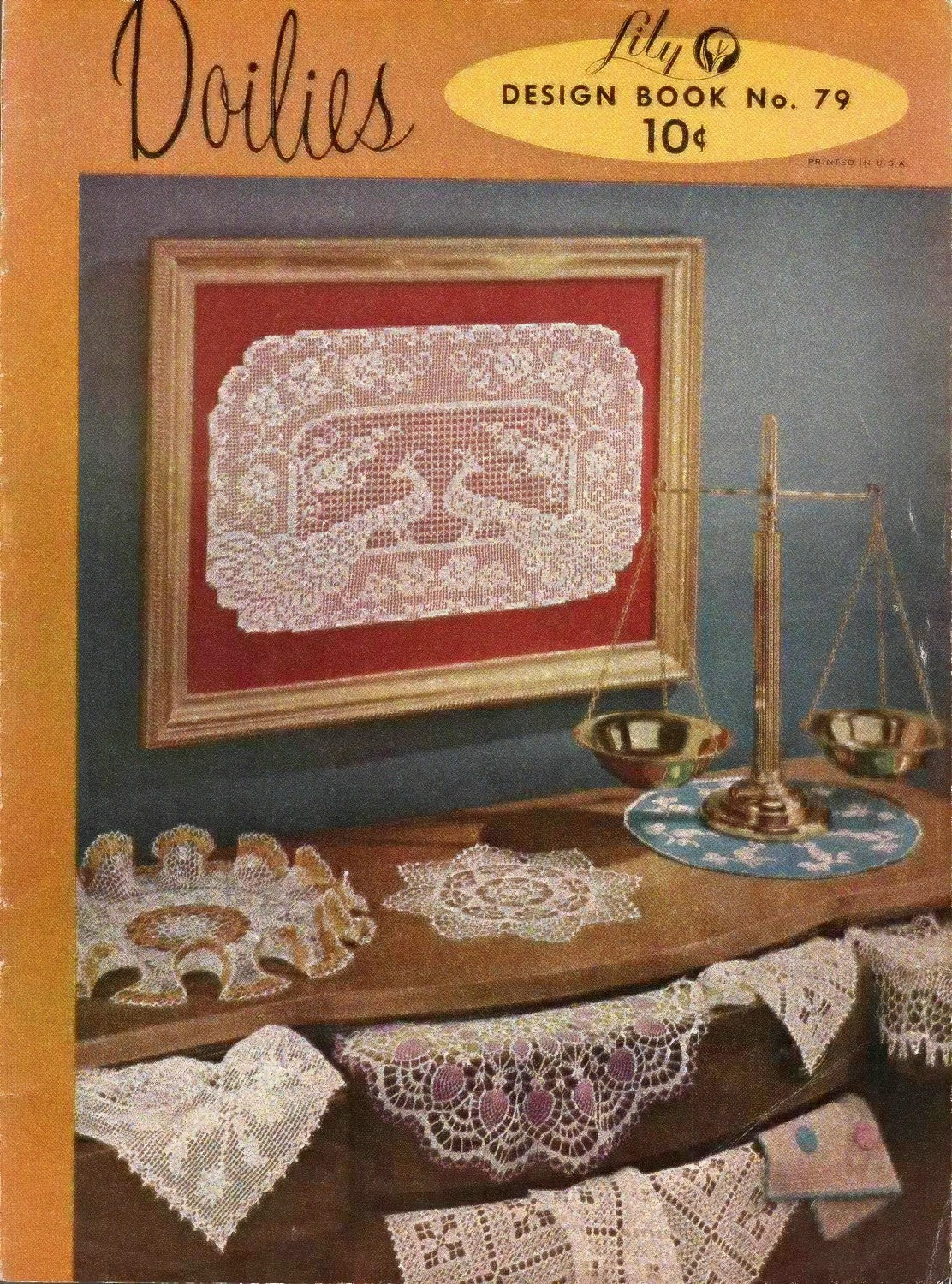 Doilies Design Book No. 79, Lily Mills, 1956