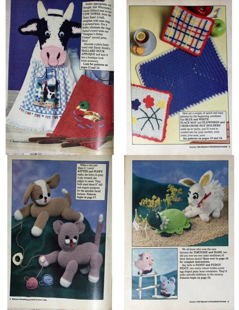 Women’s Household Crochet, Vol. 8 No. 2 — Summer 1989