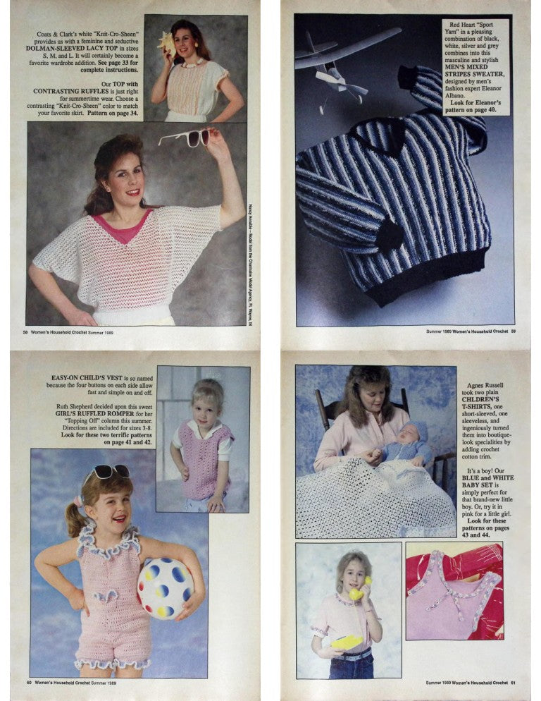 Women’s Household Crochet, Vol. 8 No. 2 — Summer 1989