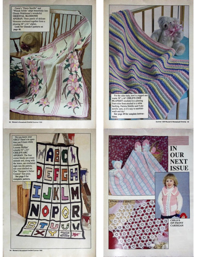 Women’s Household Crochet, Vol. 8 No. 2 — Summer 1989