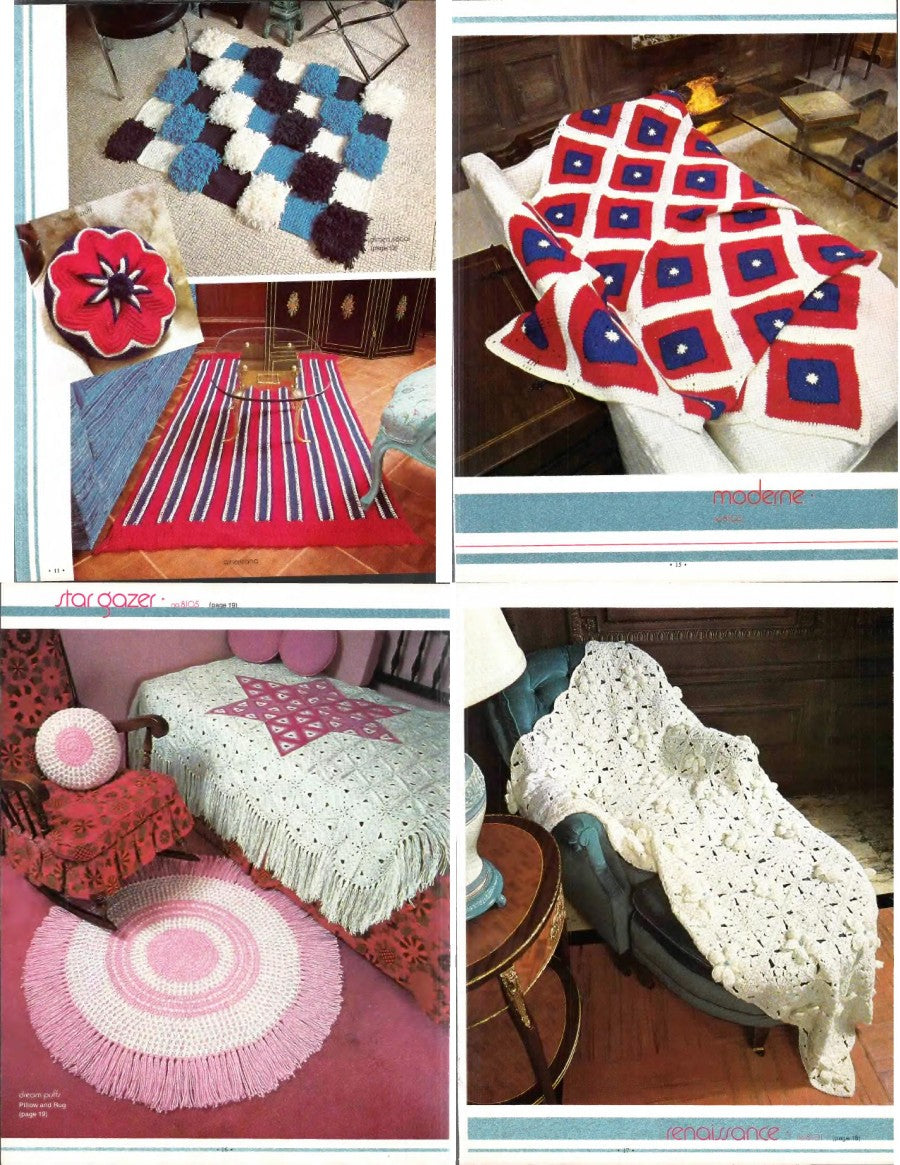 Hand Crafts for the Home — to Knit or Crochet, Vol. 81 (c. 1970s)