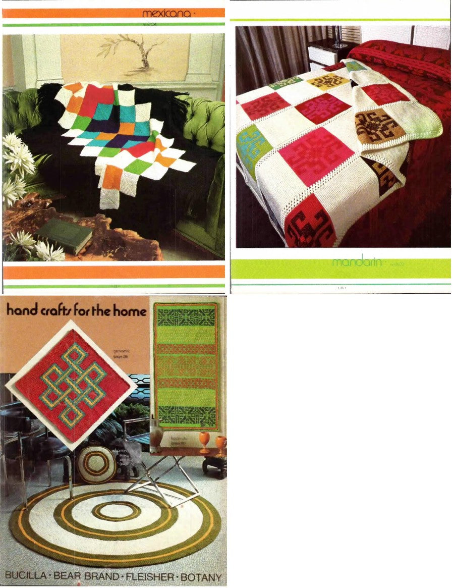 Hand Crafts for the Home — to Knit or Crochet, Vol. 81 (c. 1970s)