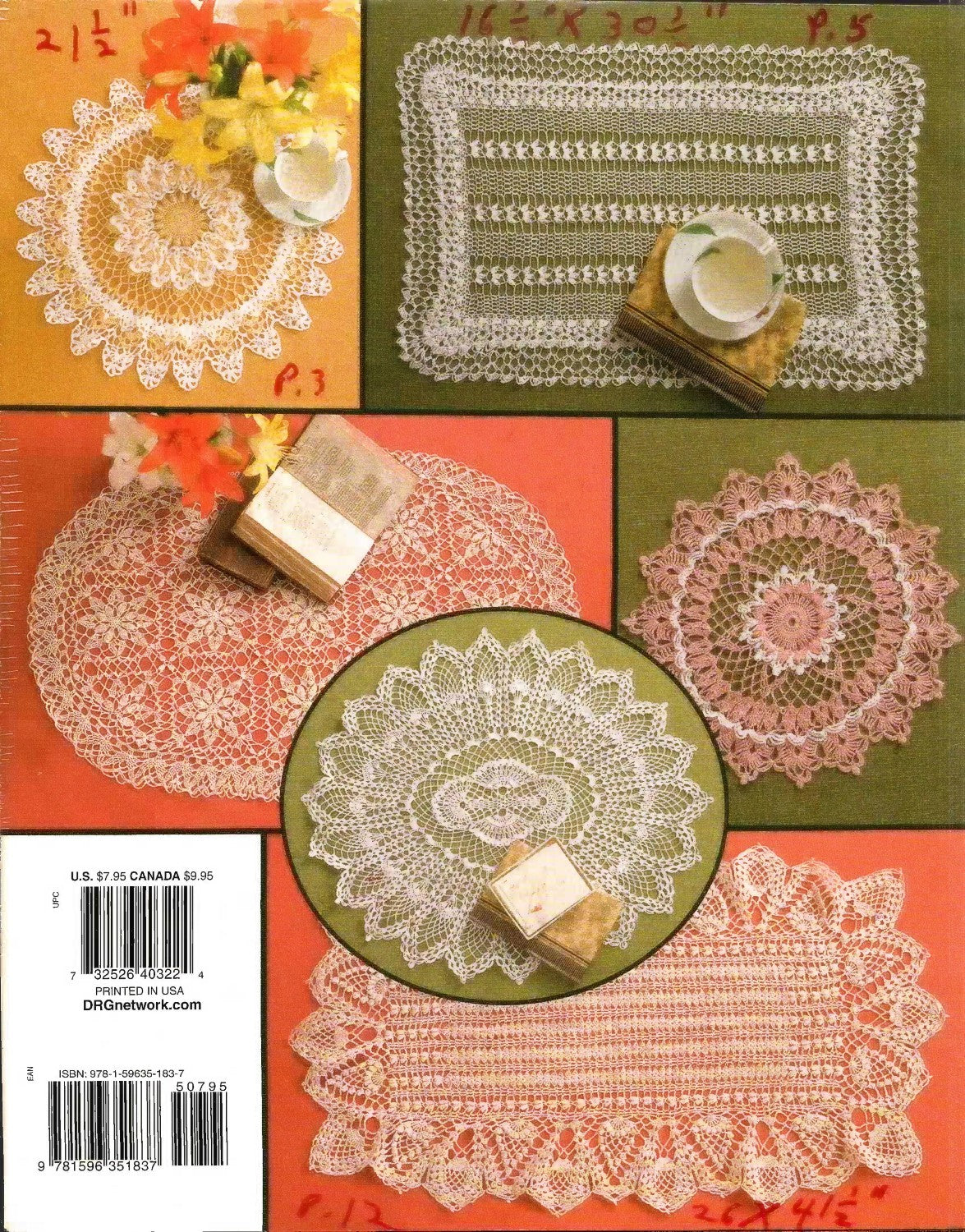 Special Shapes & Stitches Doilies & Table Toppers (Annie’s Attic / DRG), 2007